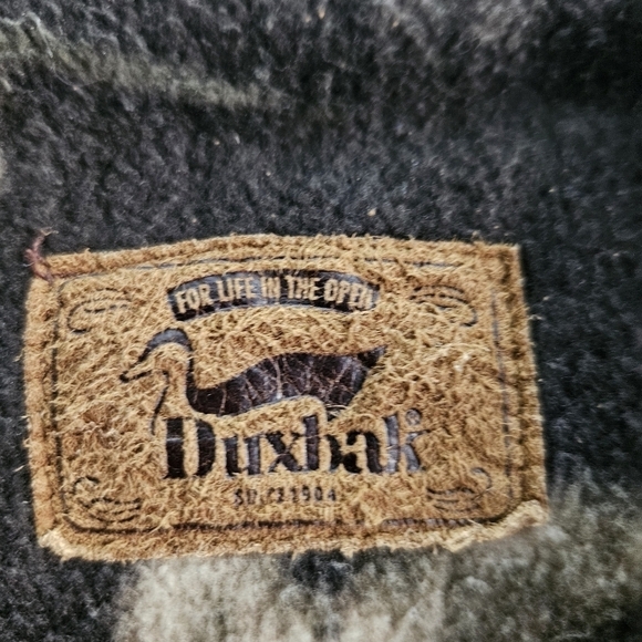 Duxbak Reversible Jacket Men's Large Camo Fleece Anorak Coat Gorpcore - Picture 12 of 13